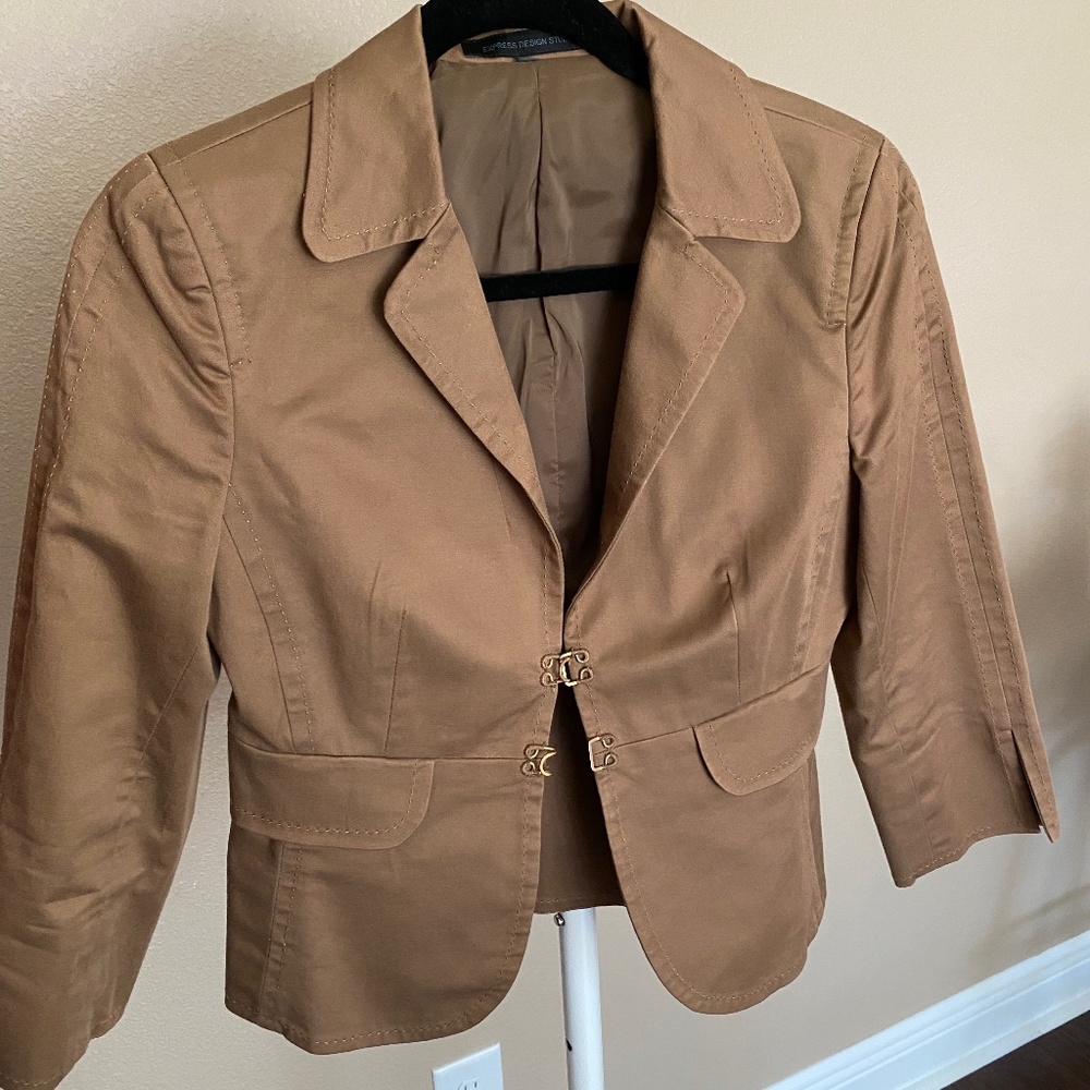 Brown blazer
